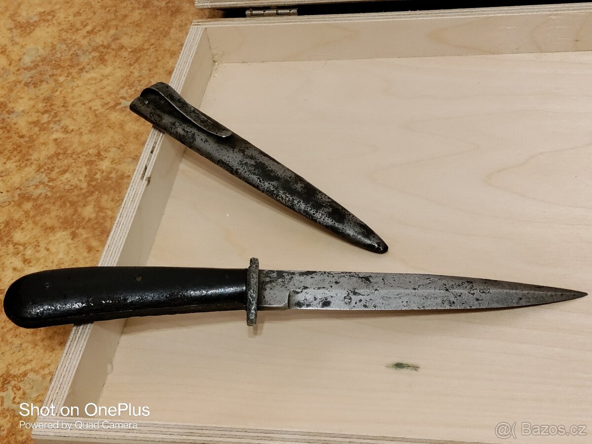 Útočný nůž Puma Solingen tzv.Boťák/Holínkác včetně pochvy - 2