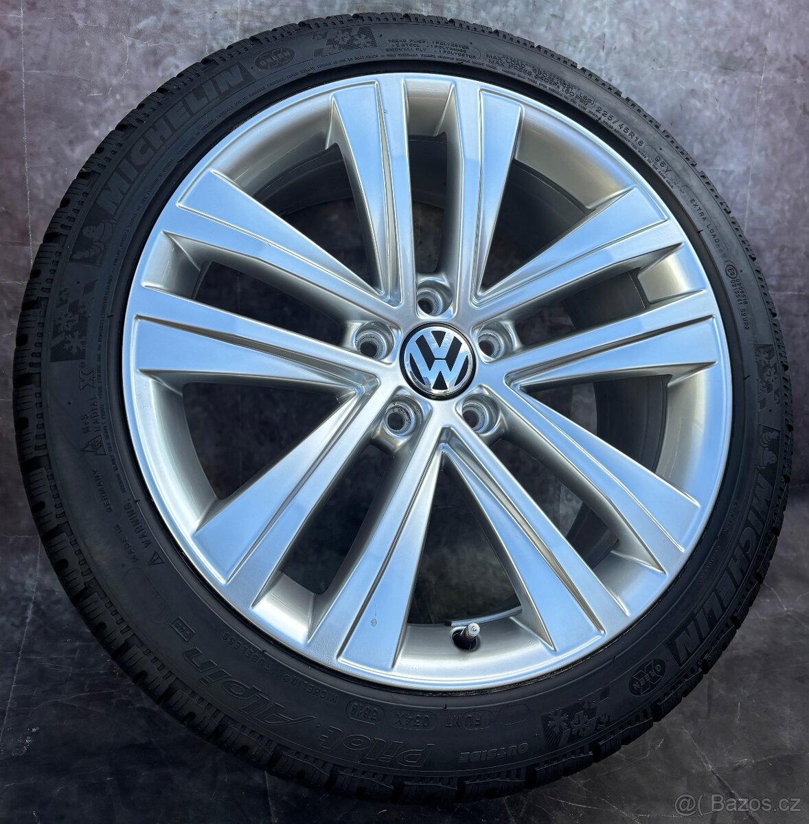 Originál Alu kola VW Sharan,Alhambra 225/45R18 - 2