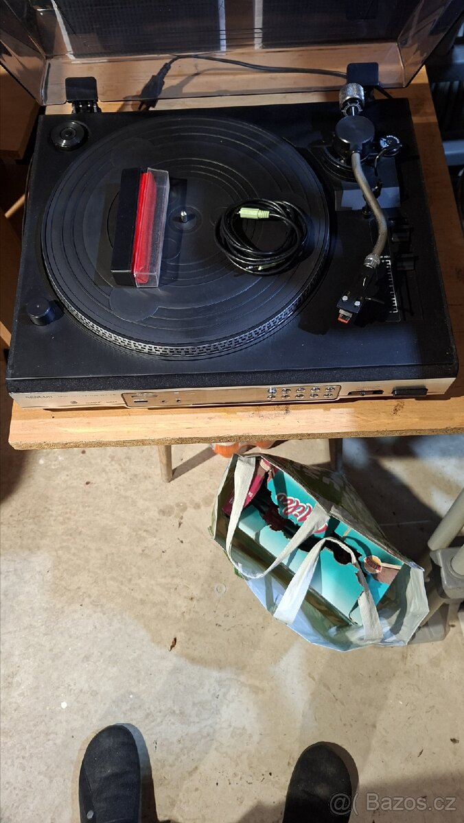 Gramofon Sencor+spousta LP a SP gramofonových desek - 2