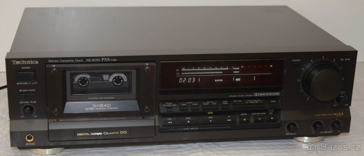 Tape deck TECHNICS RS-B765, 3 hlavy, CLASS AA, Quartz DD - 2