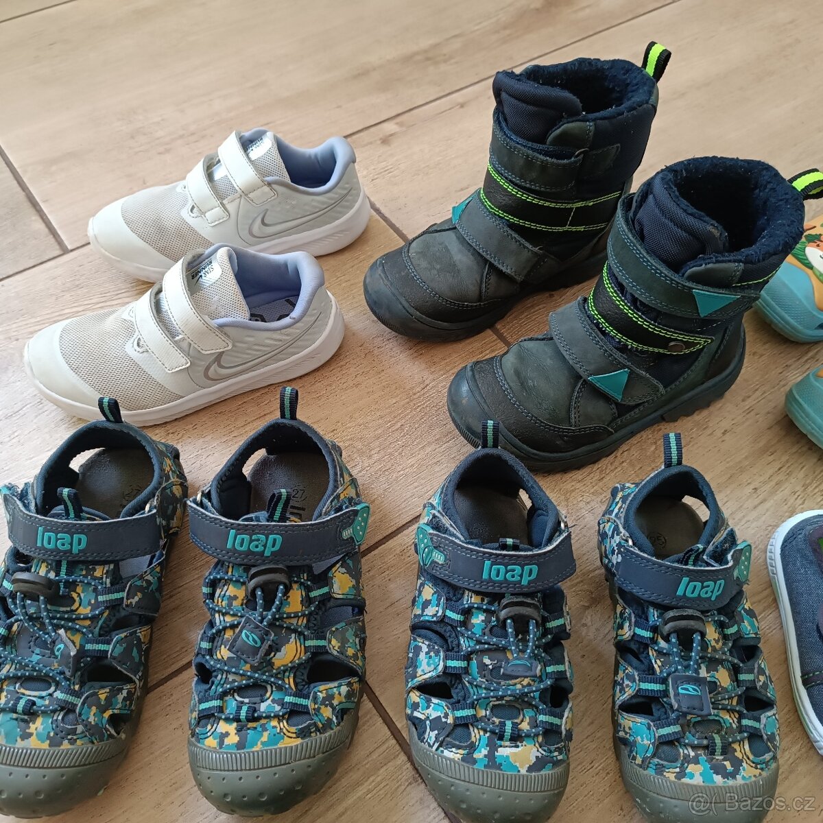 Boty (vel.21-30) nošené: Gore-Tex, Nike, Coqui, Loap, Lotto - 2