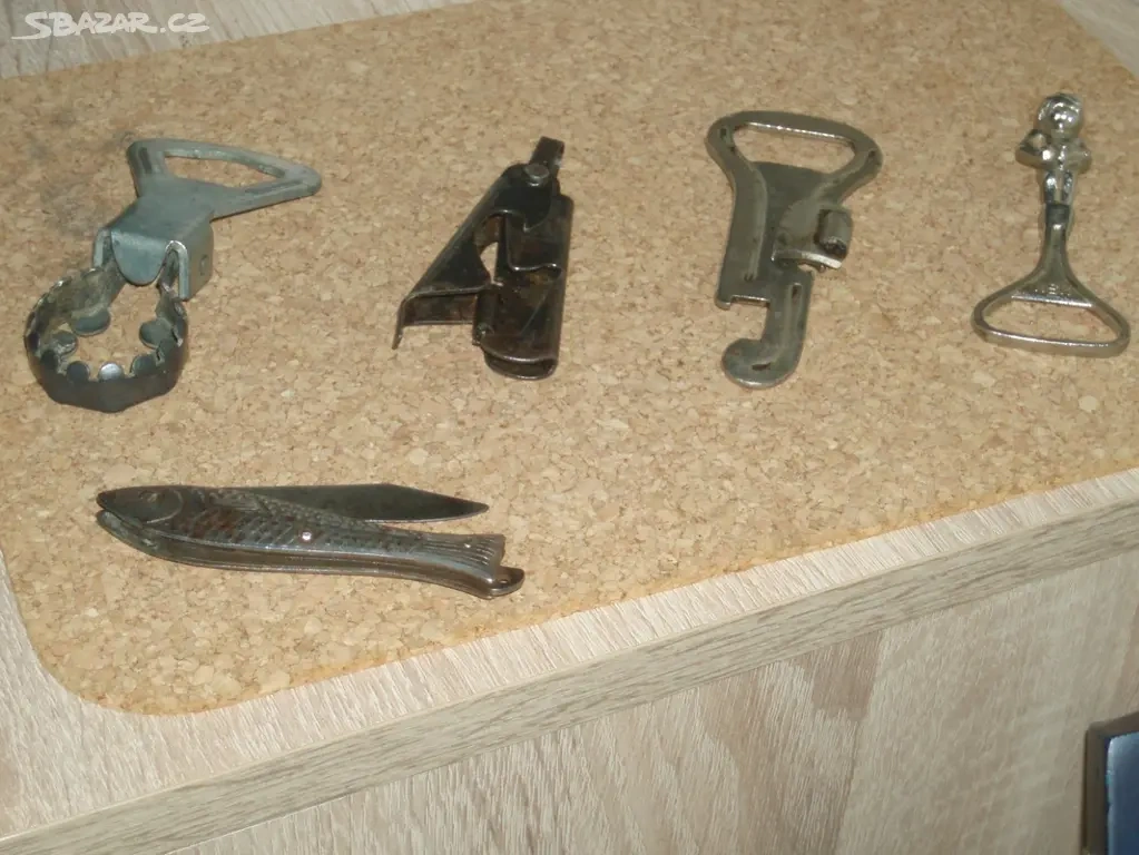 4 x retro otvíráky + rybička - viz foto - 2