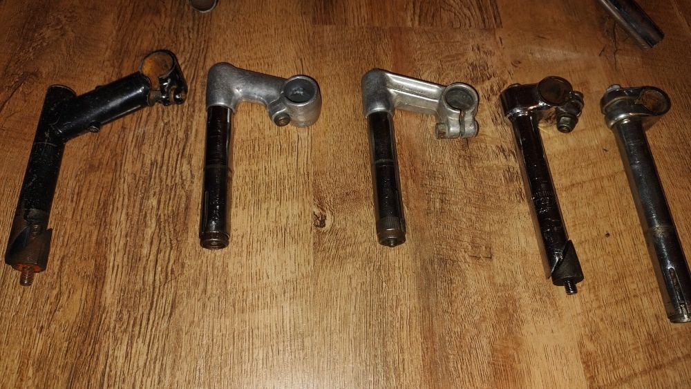 Chrom řídítka na kolo a představce - 2