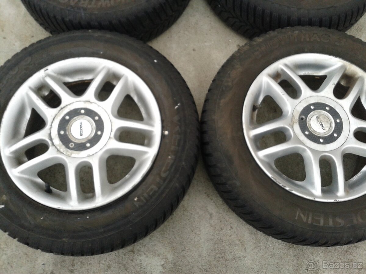Mazda originál alu 4x100 185/65/14 zimní - 2