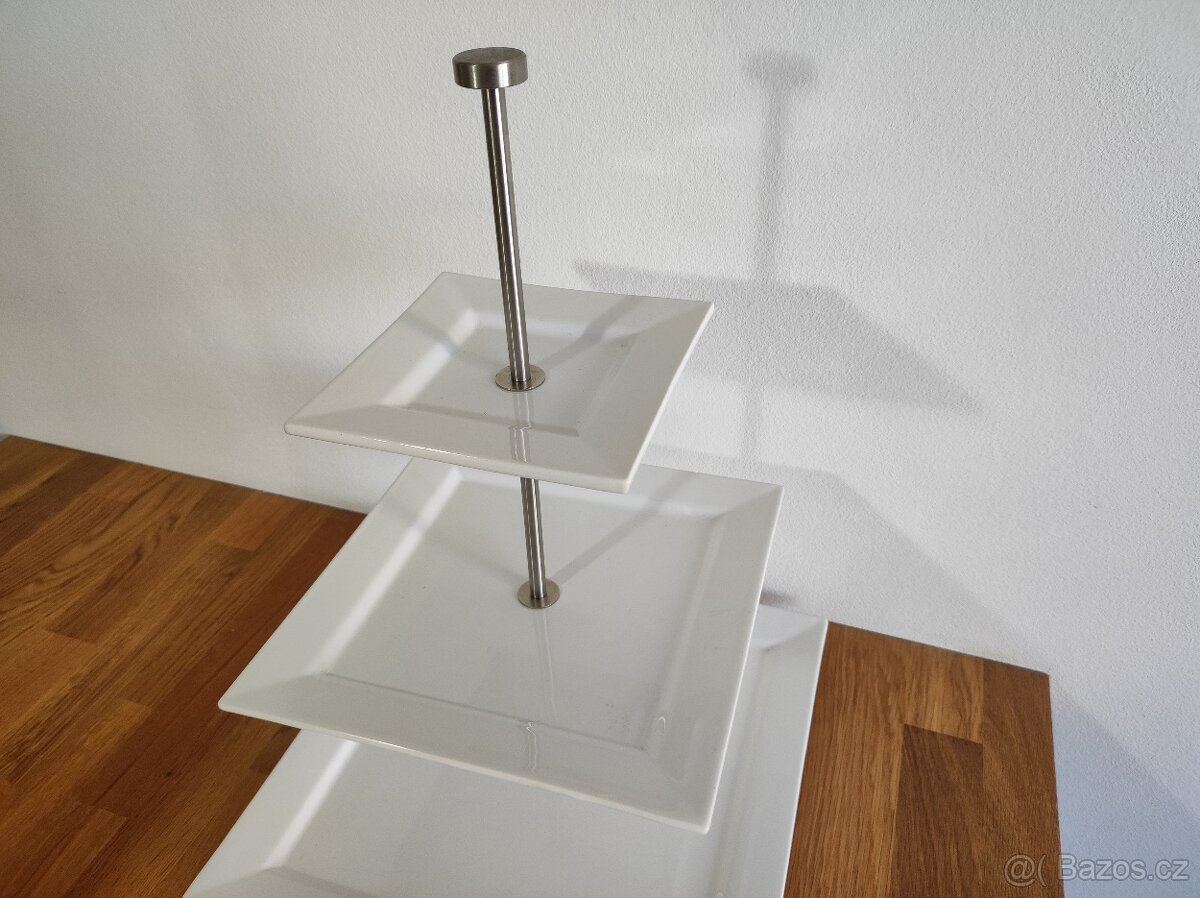 3-patrový Etažér ASA Selection 34x34 cm, výška 46 cm - 2