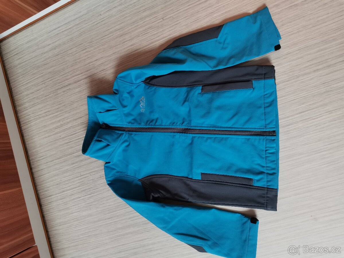 Softsheelová bunda s kapucí, NEVEREST,vel.134 - 2