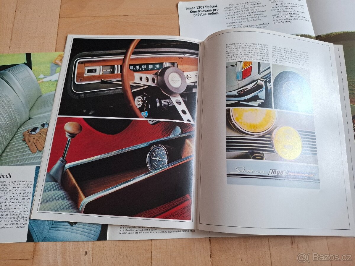 Reklamní prospekt Simca 1000 1968 - 2