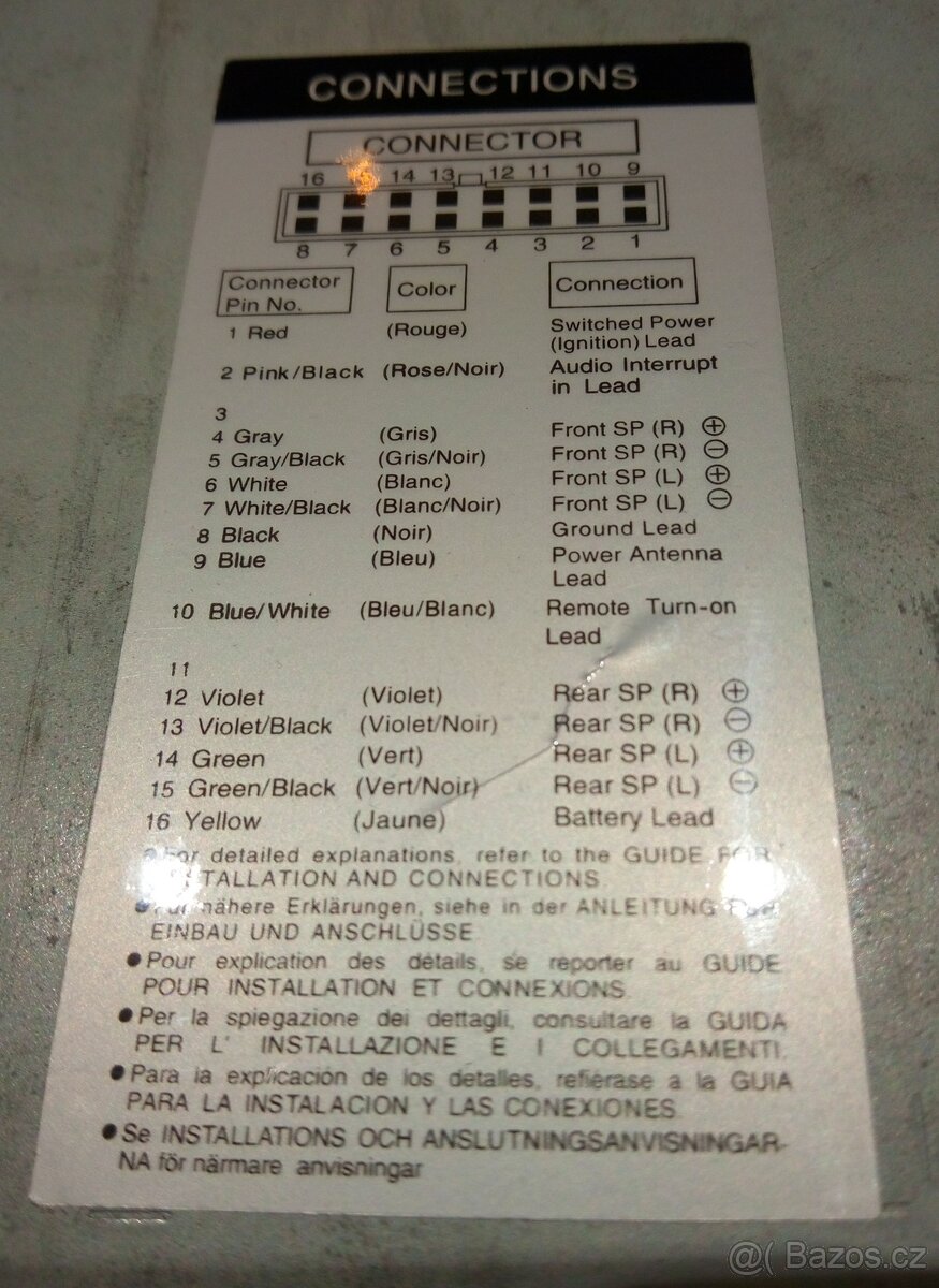 Autorádio ALPINE CDE-9846R - 2