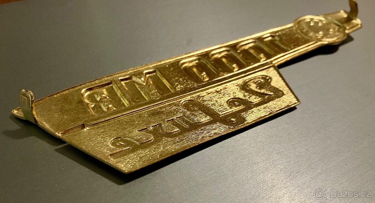 Štítek znak ŠKODA 1000 MB De Luxe - 2