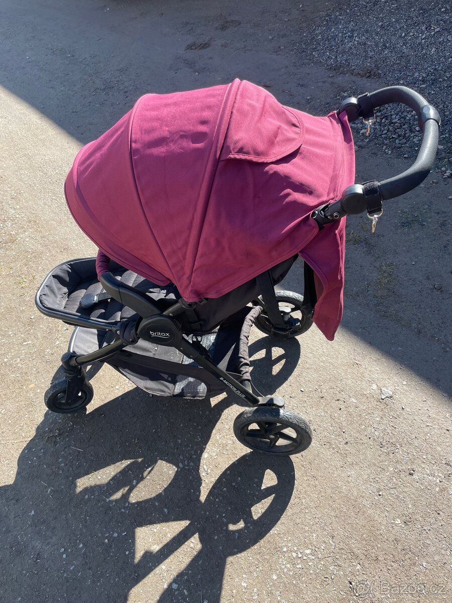 Britax b motion plus vínový - 2