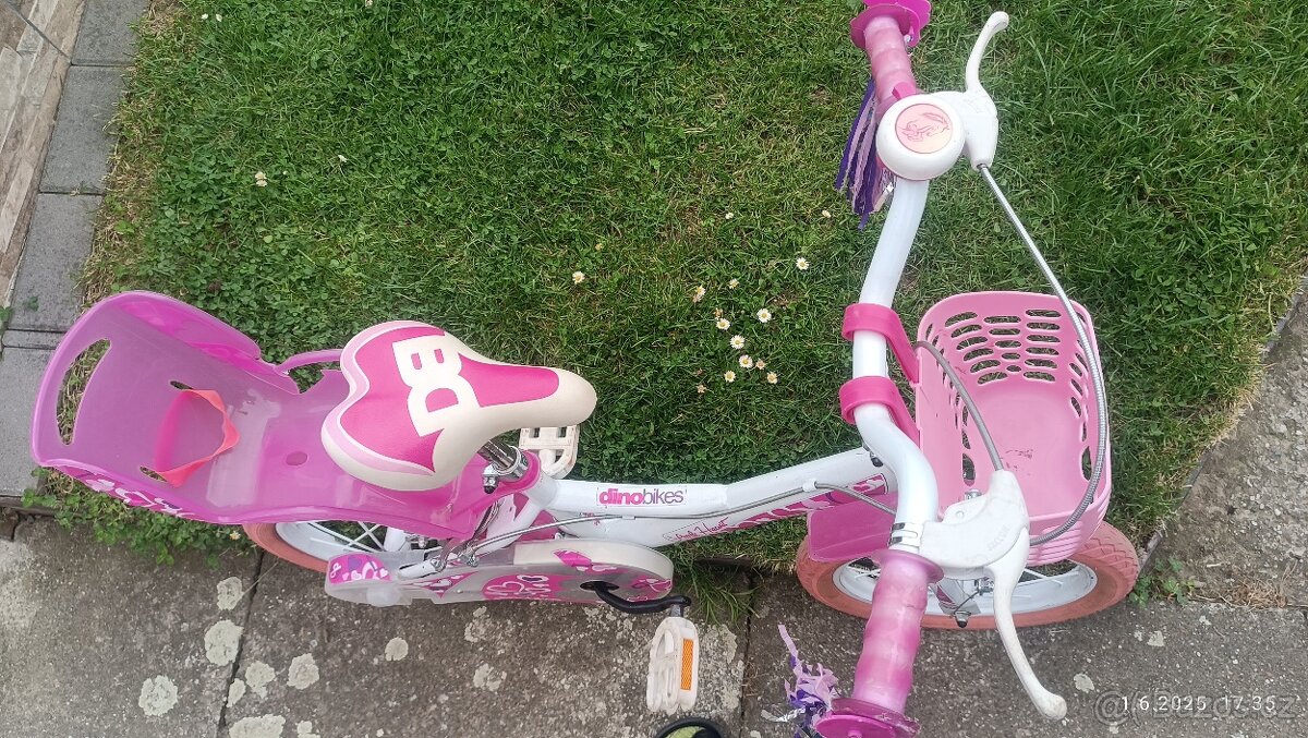 Dino bikes dívčí kolo14" - 2