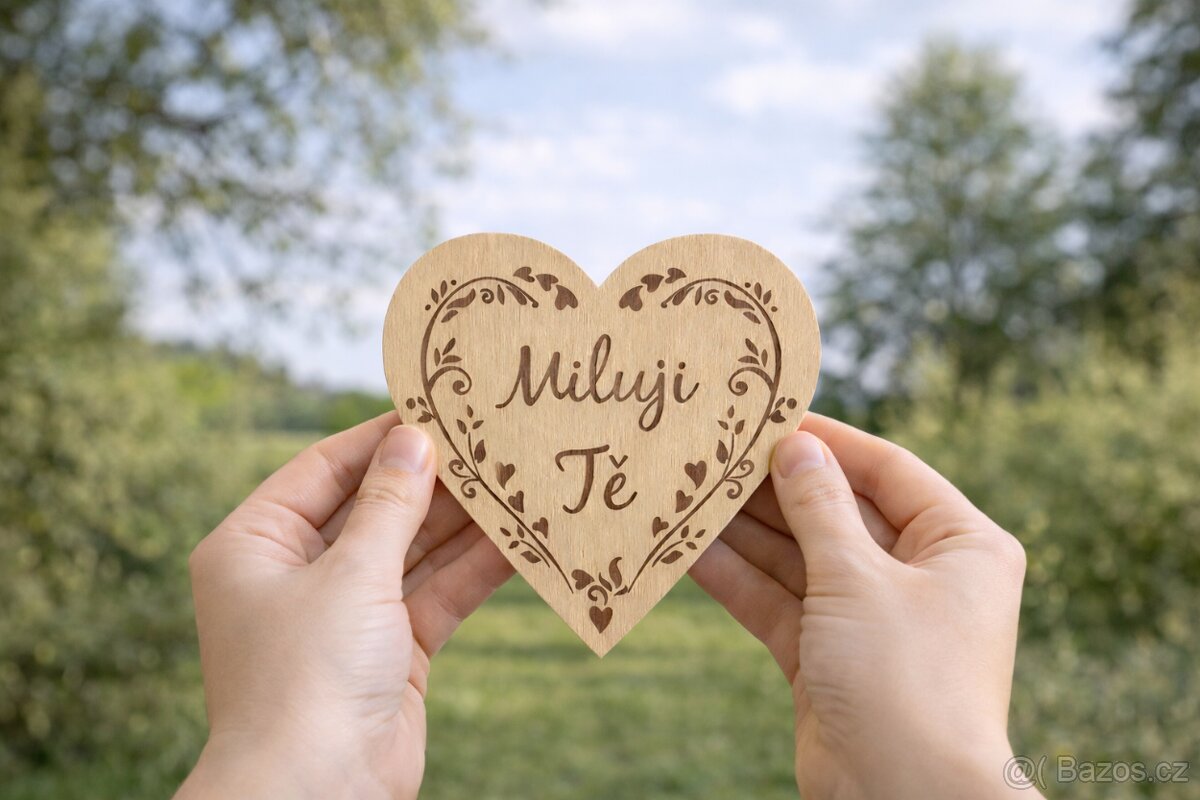 Dřevěné srdce - 2