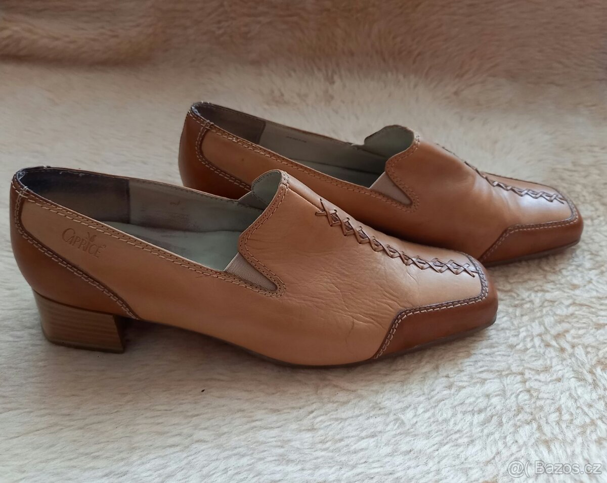 Kožené boty Caprice - 2