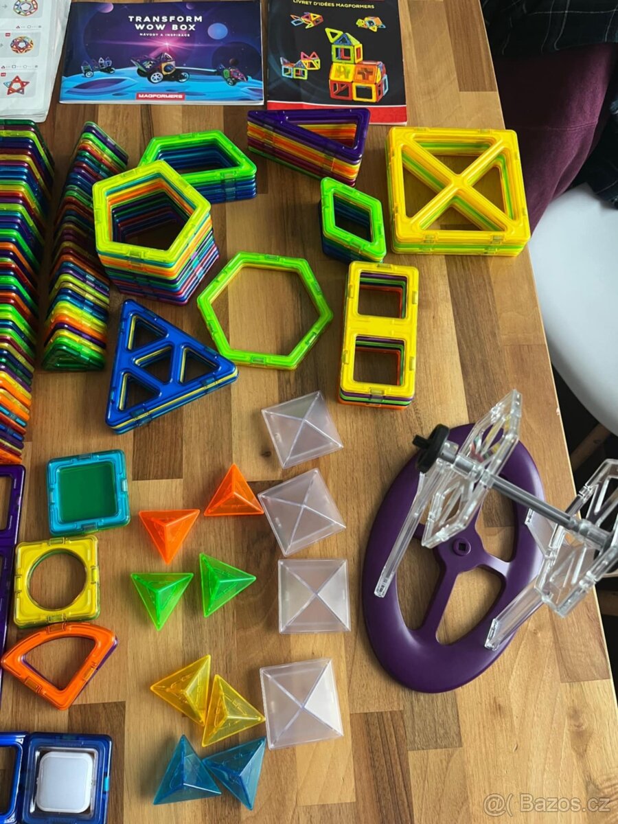 Magnetická stavebnice MAGFORMERS, 164dílků - 2