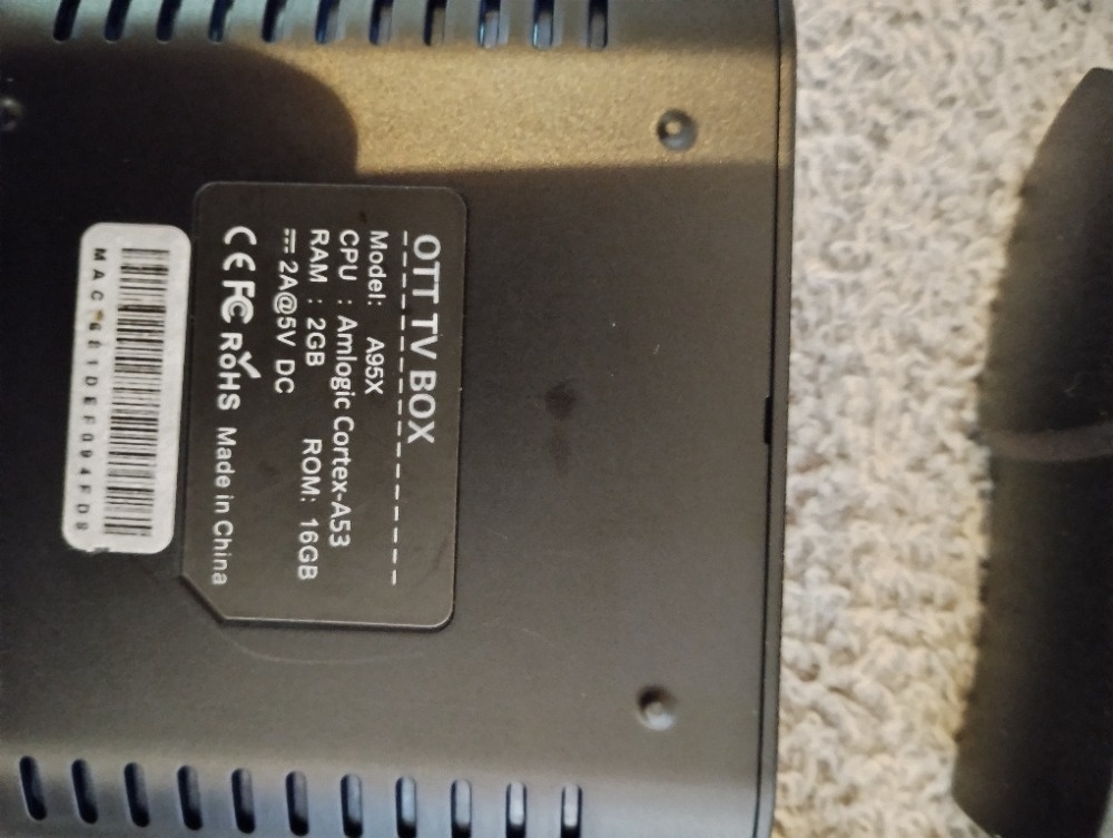 Android TV box A95X - 2