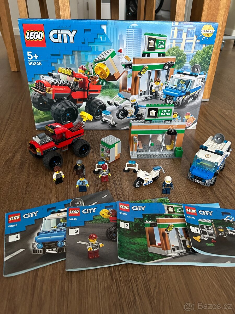 LEGO CITY 60245 KOMPLETNÍ - Loupež s monster truckem - 2