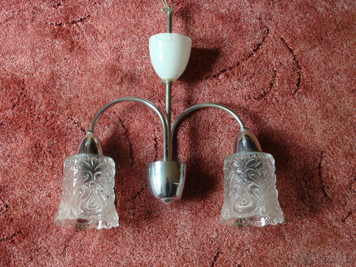 Starý lustr chrom - 2