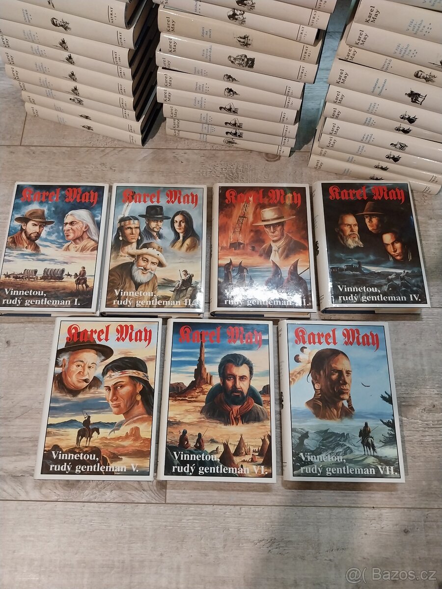 Sbírka knih Karel May- Návrat, 63 kusů - 2