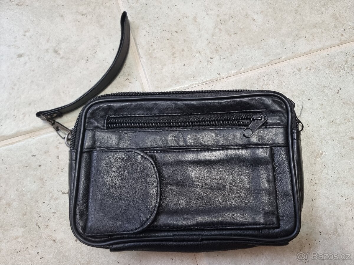 Pánská kožená taška na doklady - 2