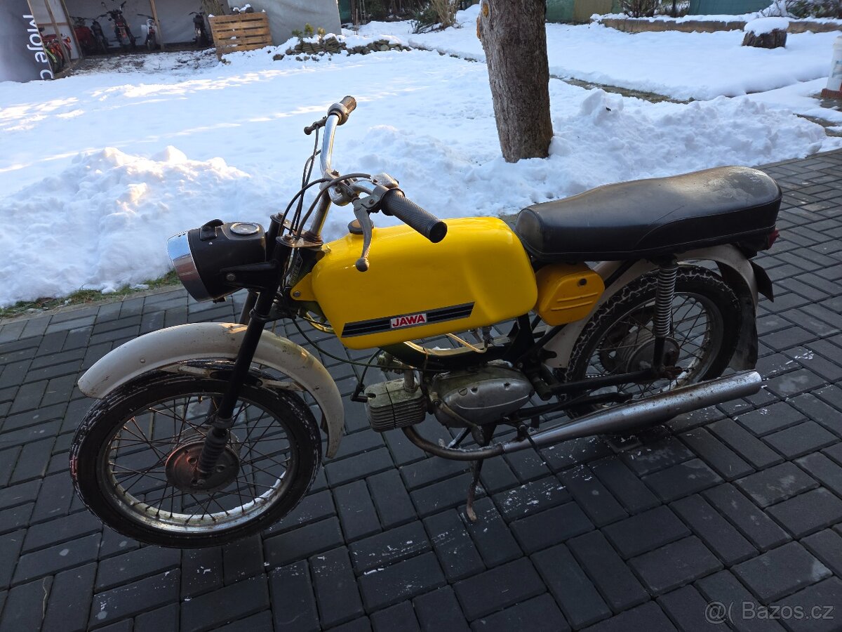 Jawa 23 Mustang bez TP, žlutý, 3. - 2