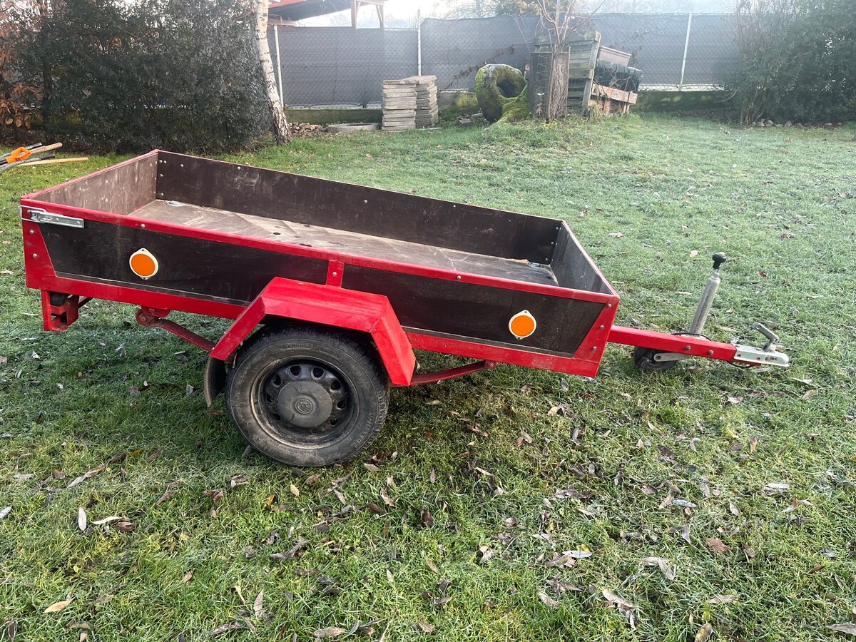 Přívěsný vozík za OA domácí výroby - 2