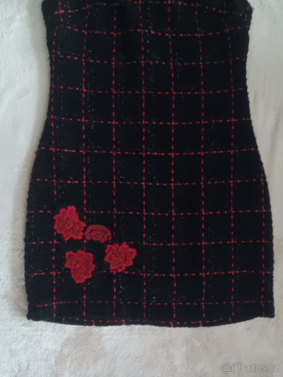 Desigual teplé,pouzdrové šaty vel.38 - 2