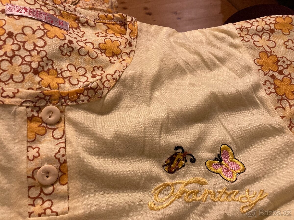 Bavlněné nové pyžamo dívčí - 2