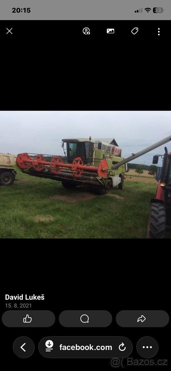 Prodám kombajn Claas Mega 208 - 2