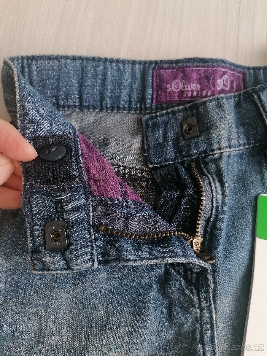 Nové šortky s. Oliver vel 110,slim - 2