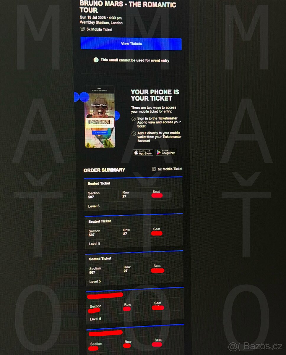 Bruno Mars Londyn 19.7.2026 - 2