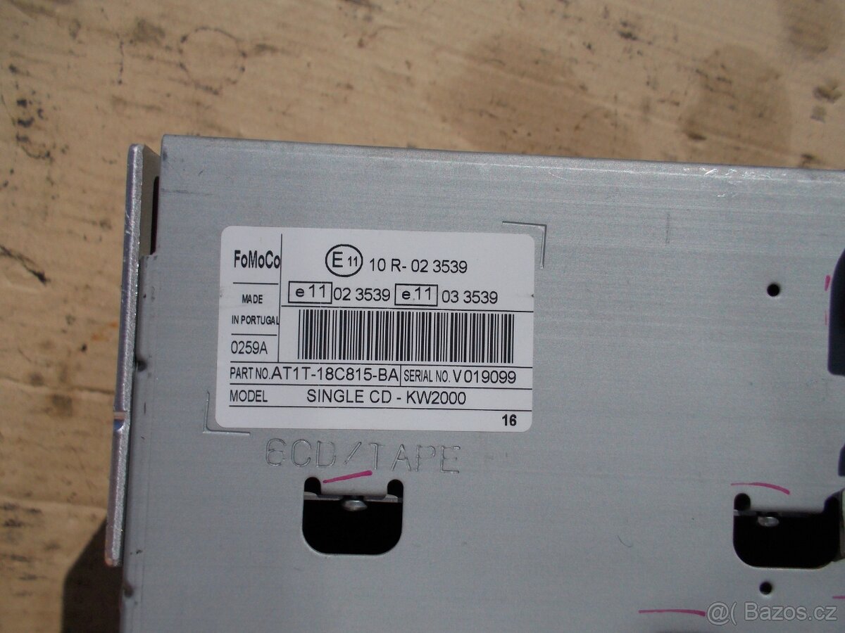 Autorádio Ford CD 6000 AT1T-18C815-BA - 2