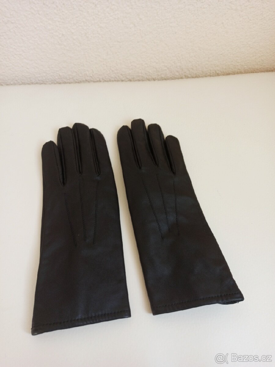 dámské kožené rukavice - 2