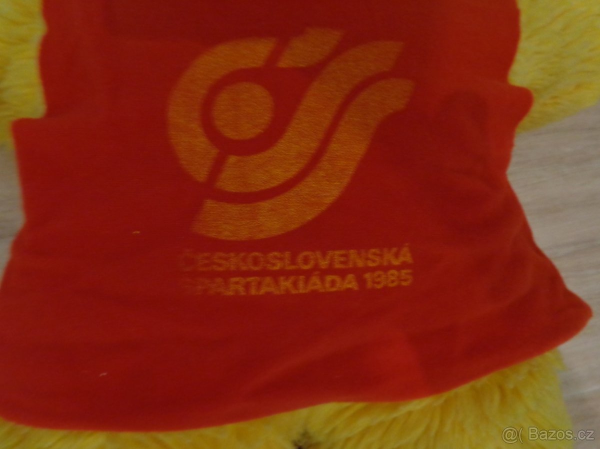 Plyšový medvěd spartakiáda 1985 - 2