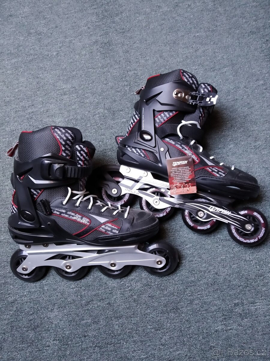 Inline brusle Tempish Delta black vel. 44 NOVÉ - 2