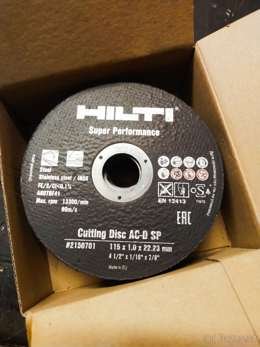 Řezné kotouče Hilti 115mm - 2