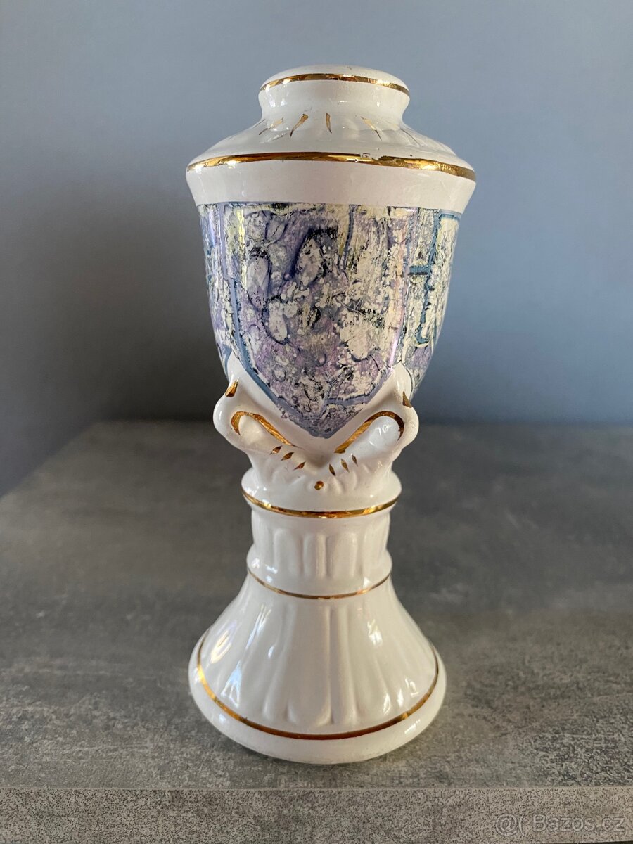 Retro keramická základna stolní lampy - 2