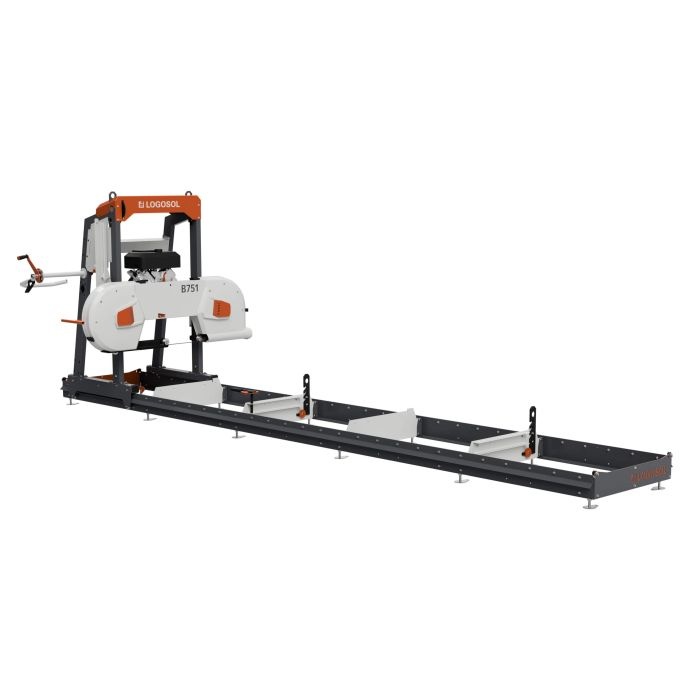 Pásová pila Logosol B751 s benzínovým motorem 15 hp - 2