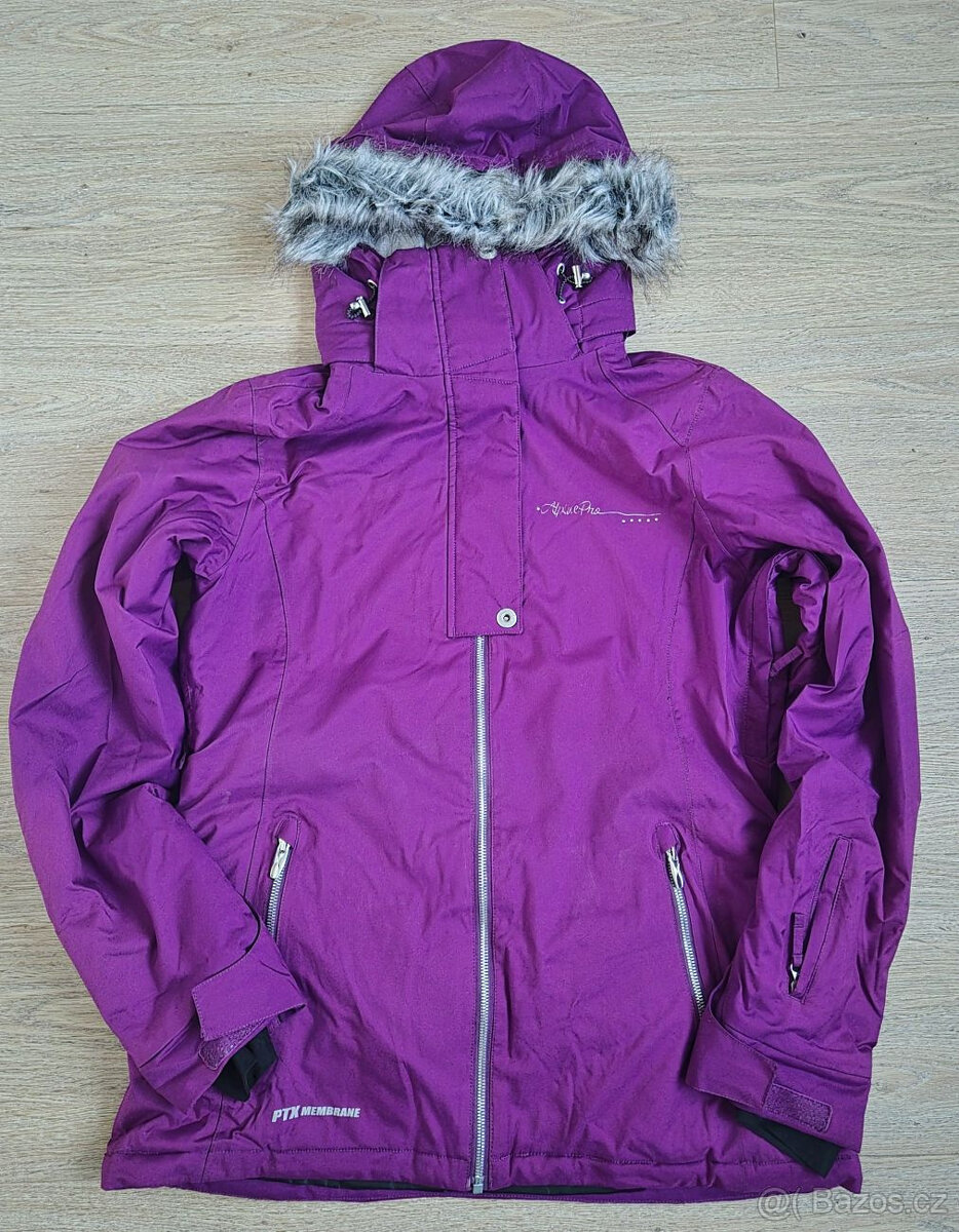 LYŽAŘSKÝ FIALOVÝ KOMPLET-SOUPRAVA VEL L (42) - 2