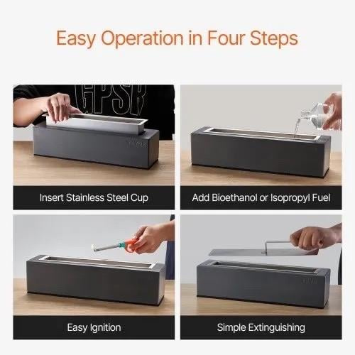 Stolní domácí ohniště, přenosný domácí hořák - 2