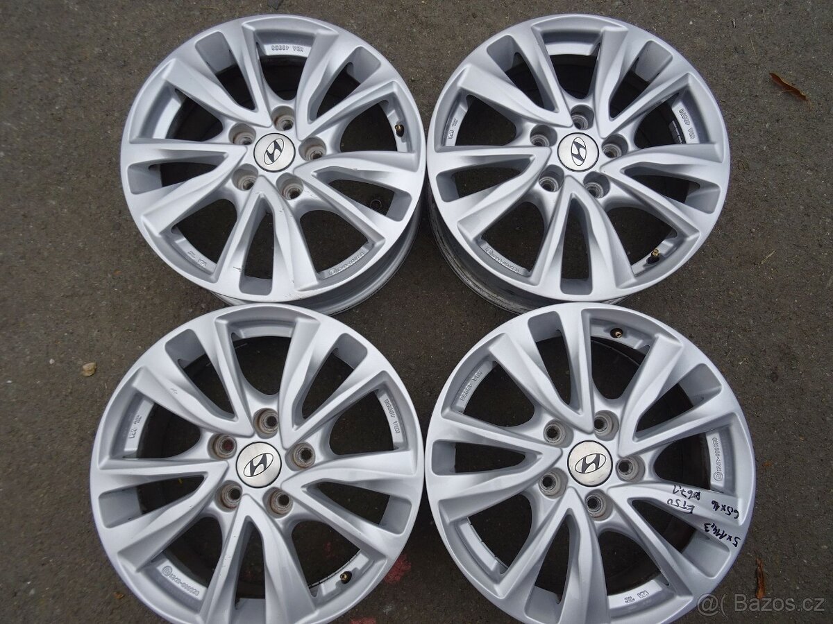 Alu disky na Hyundai, 16", 5x114.3, ET 50 ,šíře 6,5J - 2