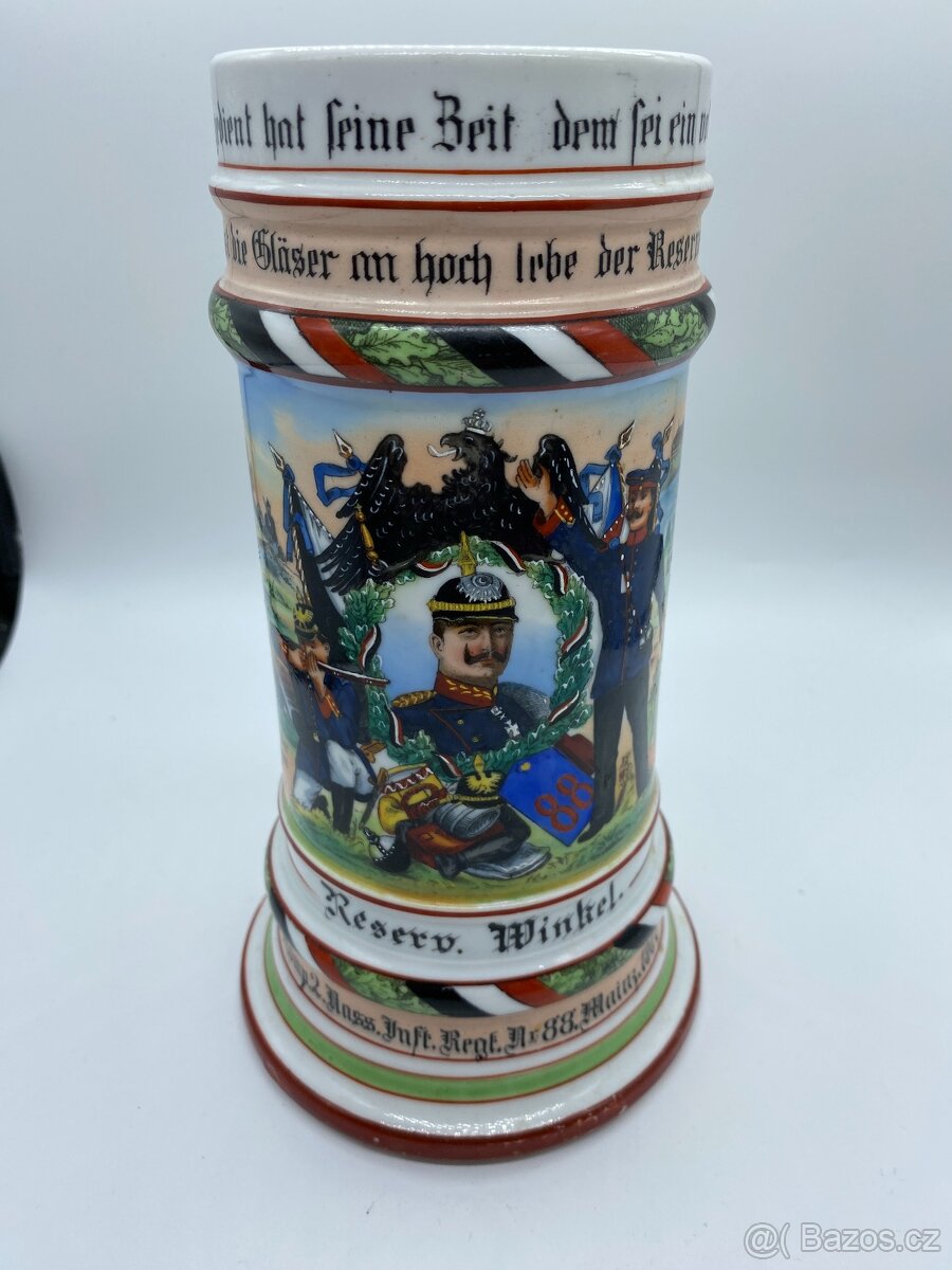 Sběratel nabízí staré porcelánové a keramické korbele - 2
