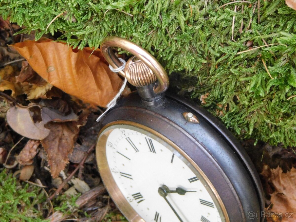 RARITNÍ obrovské starožitné kapesní hodinky REGULATEUR 300 g - 2
