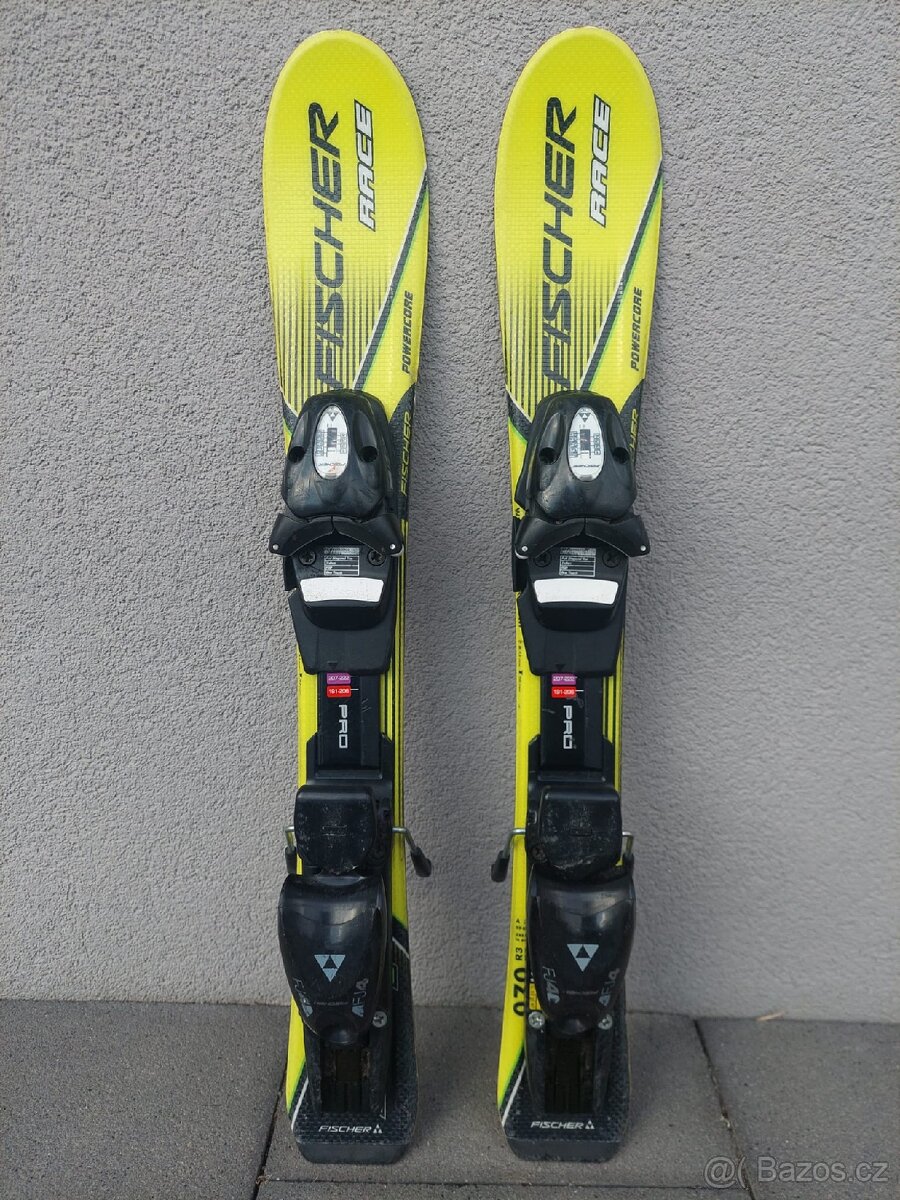 Dětské lyže FISCHER RACE, 70 cm + lyžáky + přilba - 2