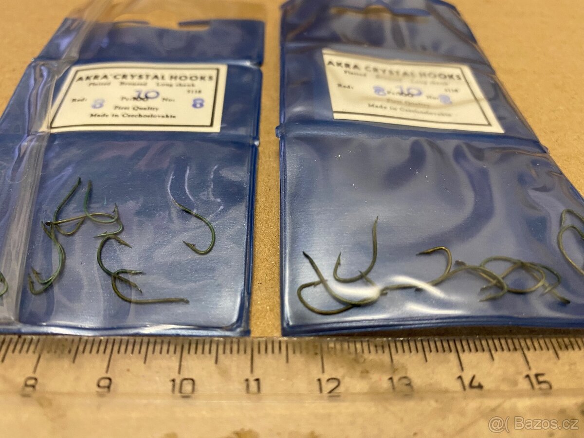 Háček Akra Crystal 5116 č. 8 - 10 ks - 2