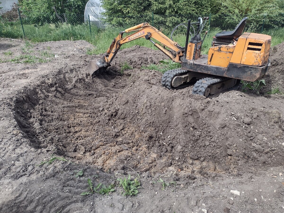 Yanmar 1200kg , japonský minibagr - 2