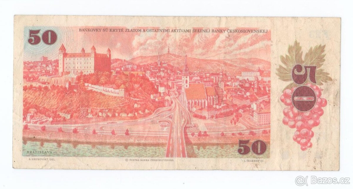 BANKOVKA 50KČS 1987 F23 - 2