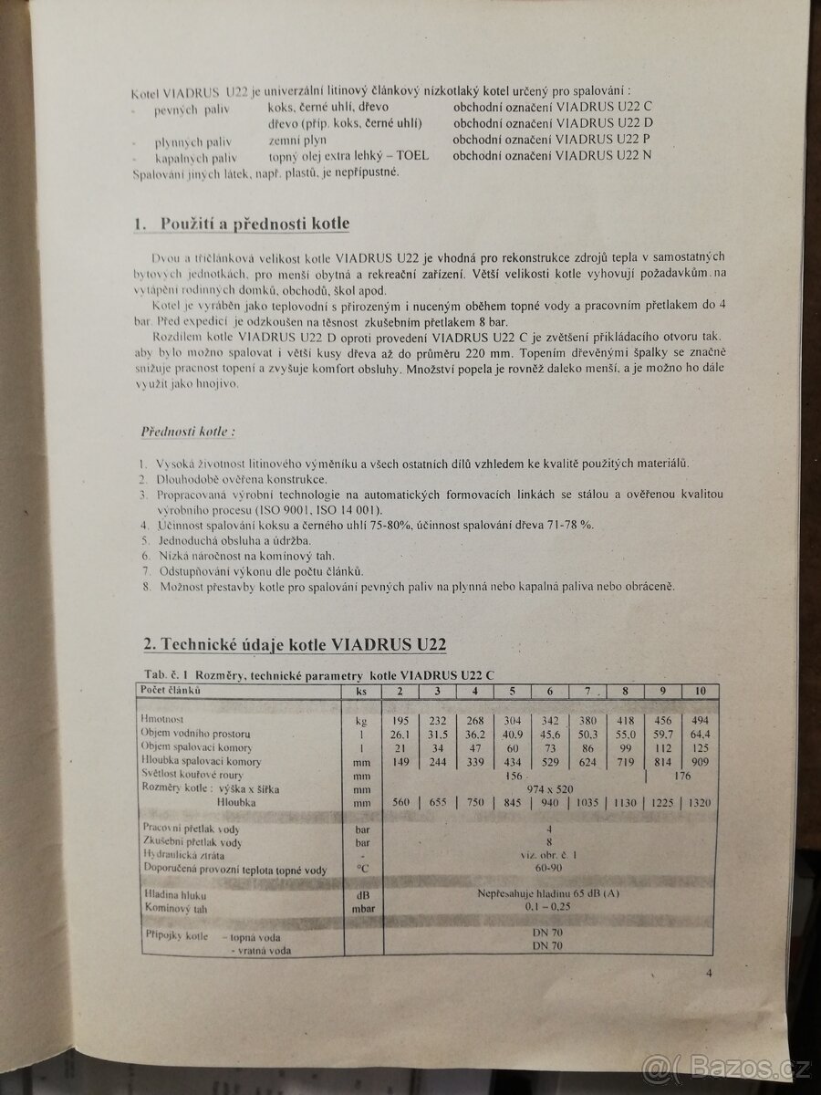 Kotel Viadrus u22 - 2