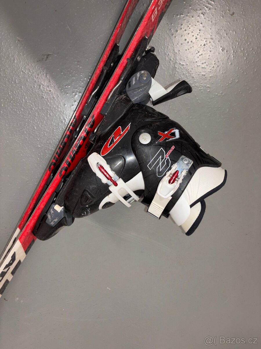 Prodám dětské lyže Atomic 90 cm + lyžáky - 2