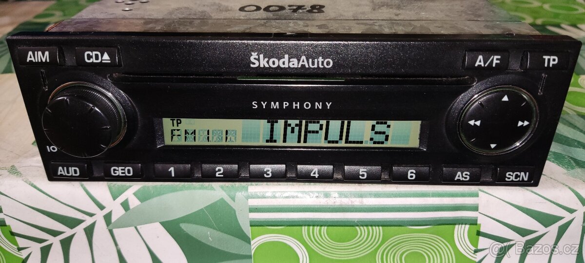 Originální autorádio SKODA Symphony CD Octavia - 2