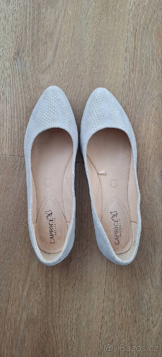 Celokožené dámské baleríny CAPRICE vel 37 - 2